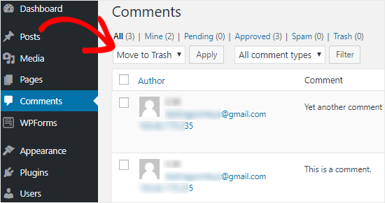 Disable All WordPress Comments