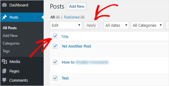 Disable Comments on WordPress Posts