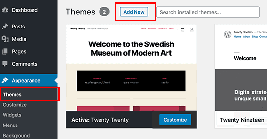  How To Change Theme WordPress