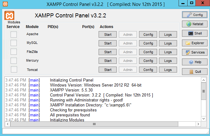 My SQL database Xampp cpanel